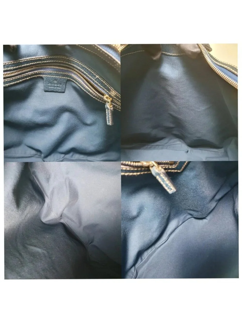 Authentic Gucci Horsebit Canvas Hobo Shoulder Bag
